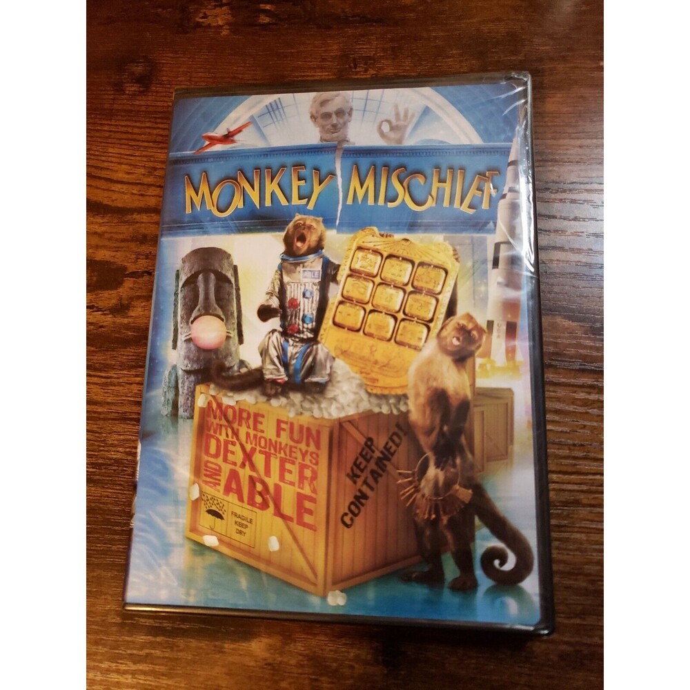 MORE FUN W/ MONKEYS DEXTER & ABLE MONKEY MISCHIEF ~ DVD 2009 NIGHT AT THE MUSEUM